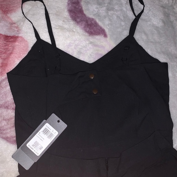 Beautiful GUESS Black Studded Jumpsuit - Picture 3 of 4